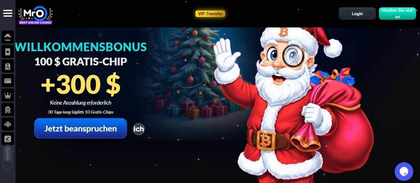 MrO Casino – Startseite Banner
